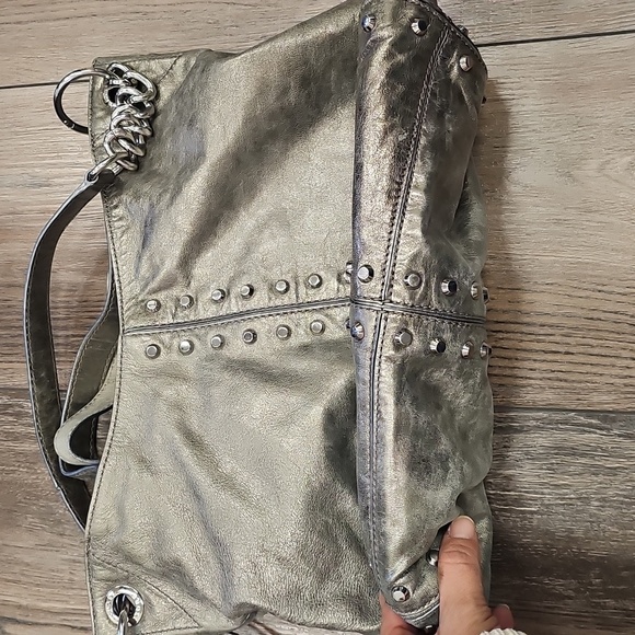 Metallic, Studded, Women's, Bag, Boho, Winter, Casual, Travel, Vintage, Punk - Picture 9 of 14